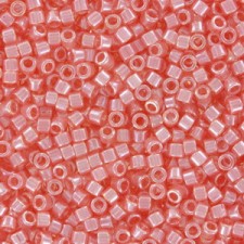 Miyuki delica Beads 11/0 - Transparent salmon luster DB-1481